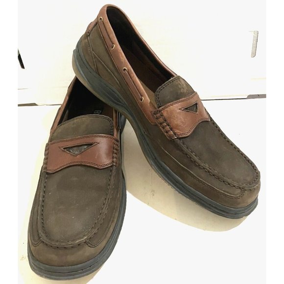 G.H. Bass & Co. Other - G.H. Bass riptide Men  13M  Brown leather Slip On Moc  Driving Loafer Shoes